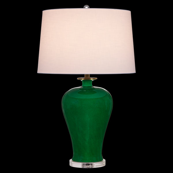 Currey & Company 31" Imperial Green Table Lamp