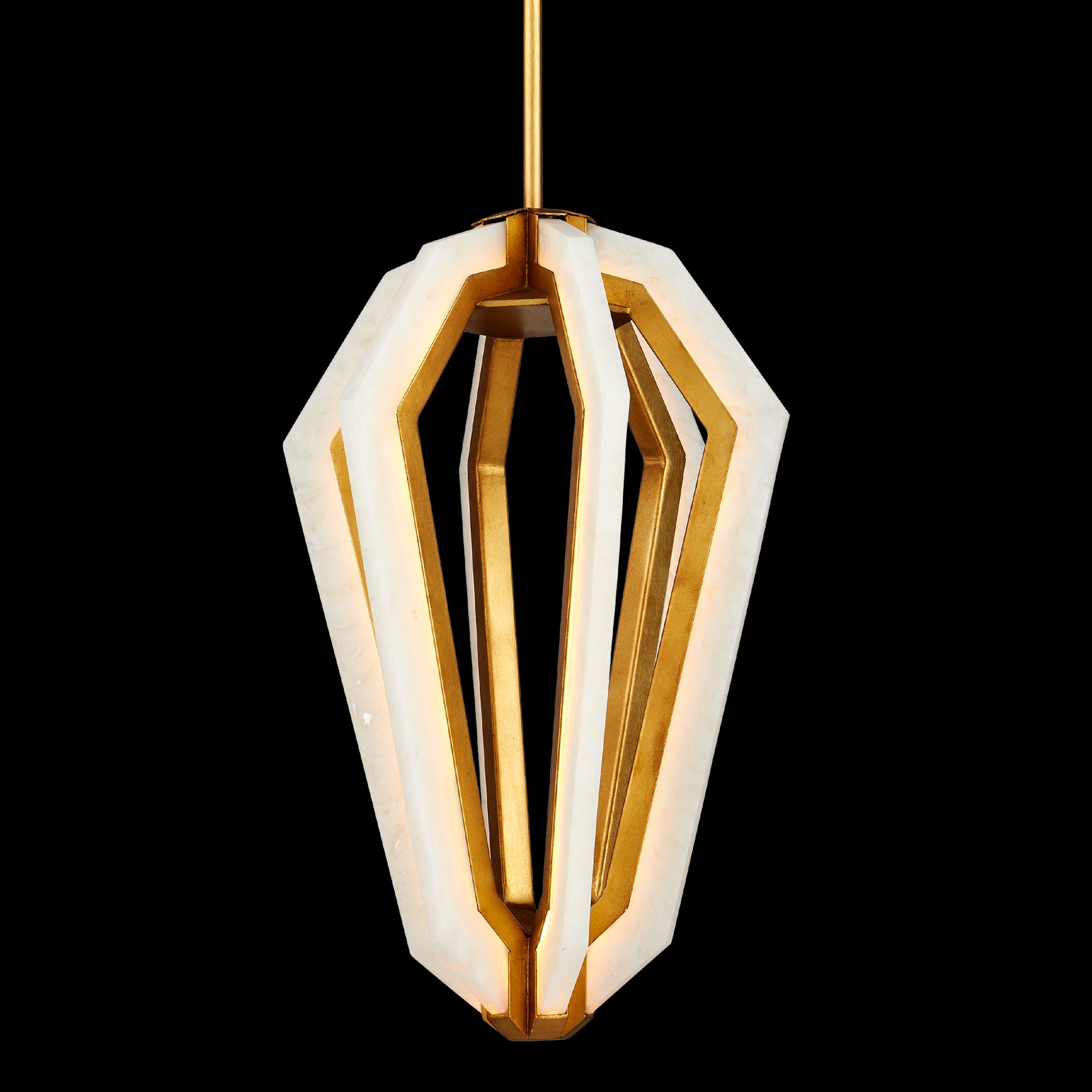 Currey & Company Riviere 13" 6 Light Led Pendant