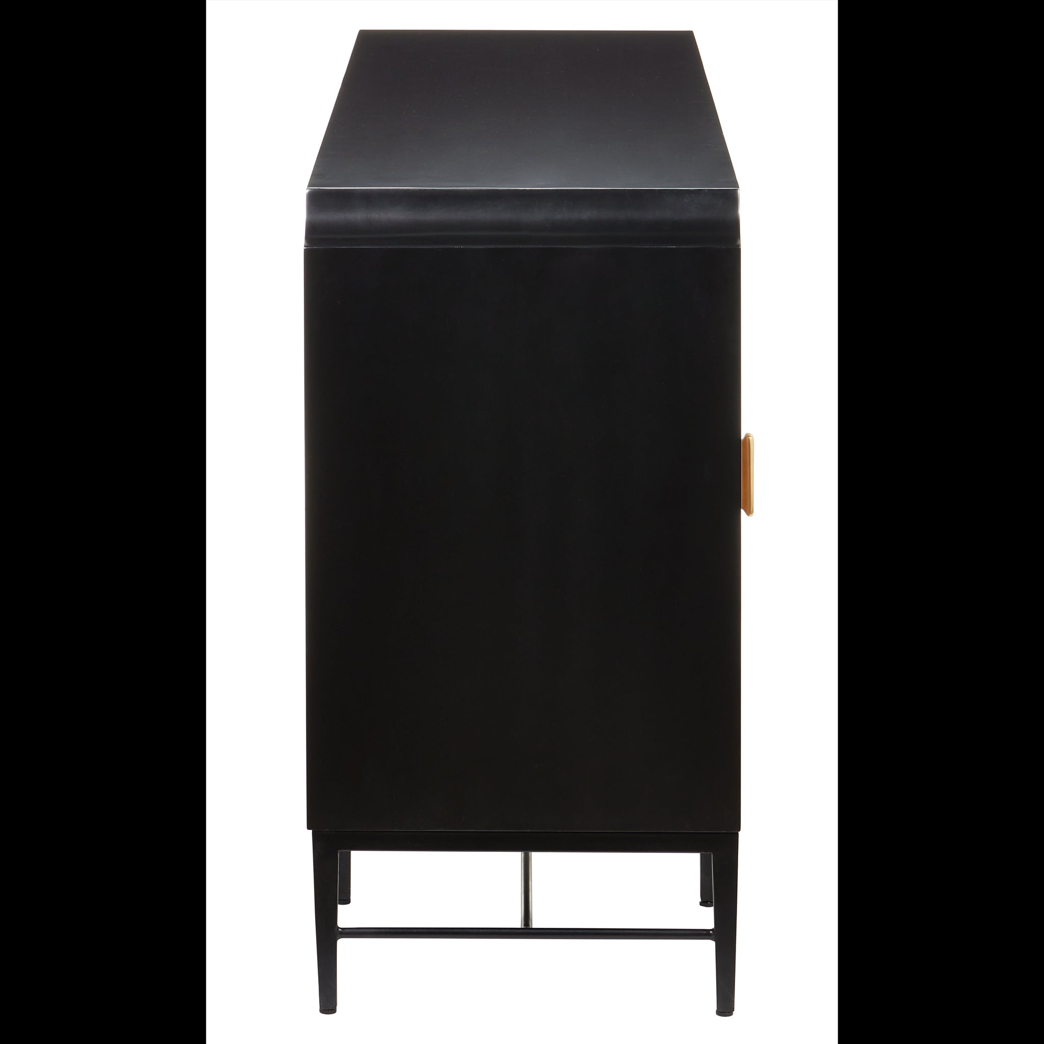 Currey & Company Kallista Mahogany Taupe Credenza