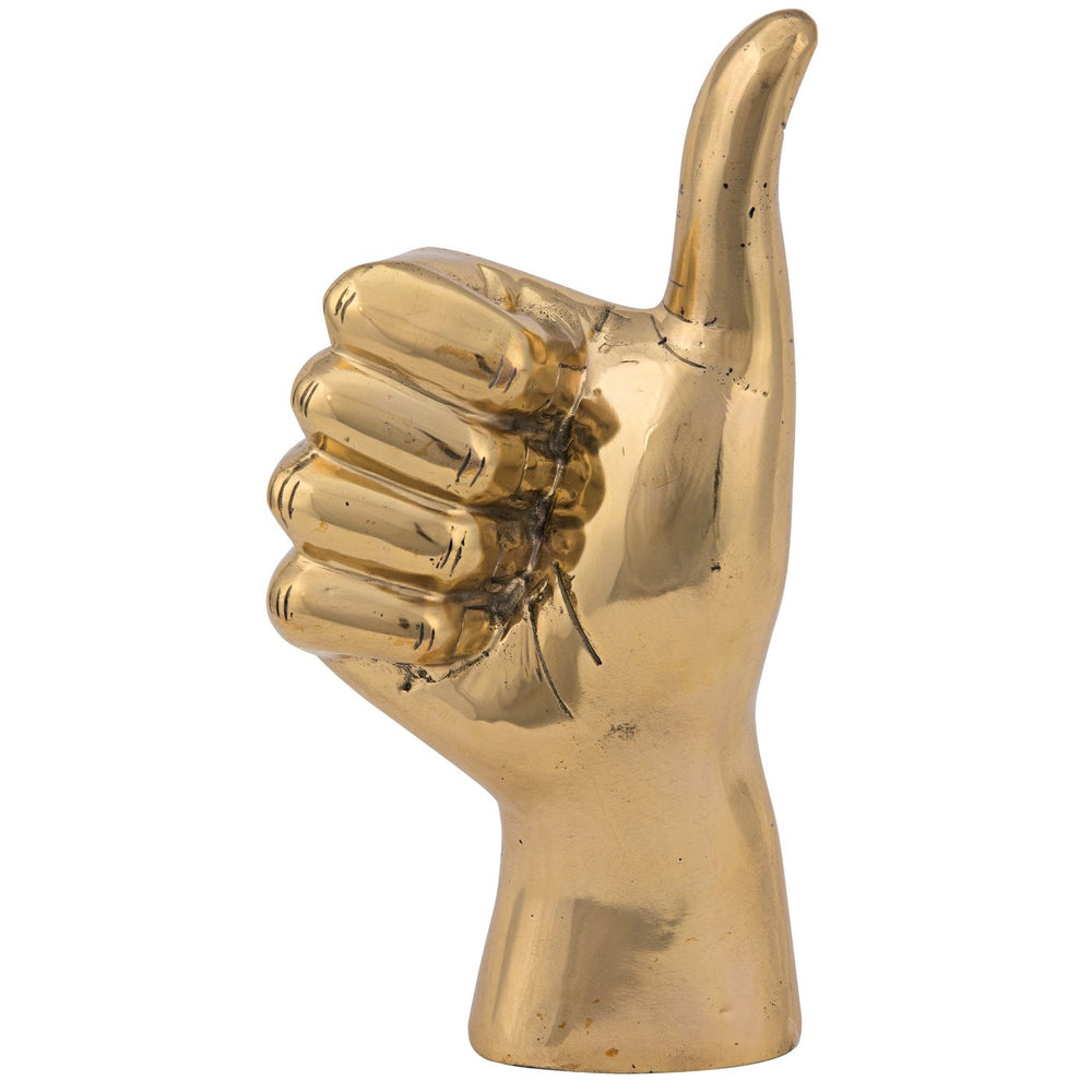 Noir Thumbs Up, Brass