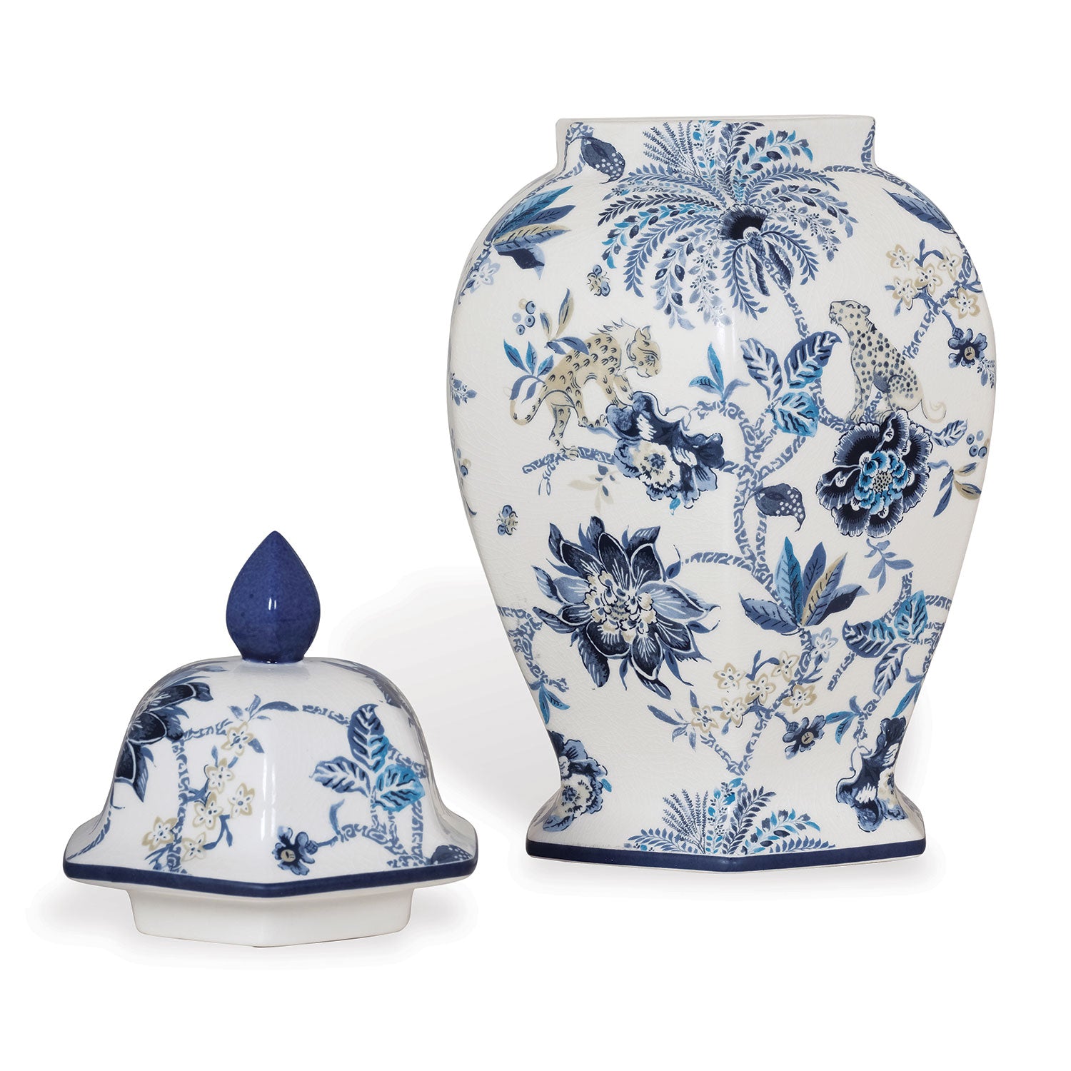 Williamsburg Braganza Blue Jar