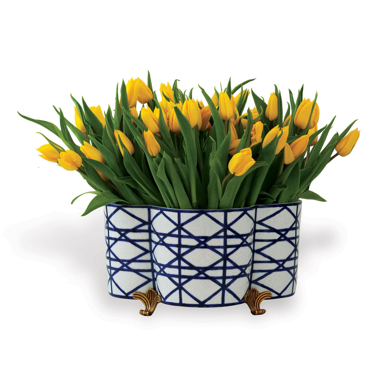 Gazebo Planter in Blue/Gold by Port 68