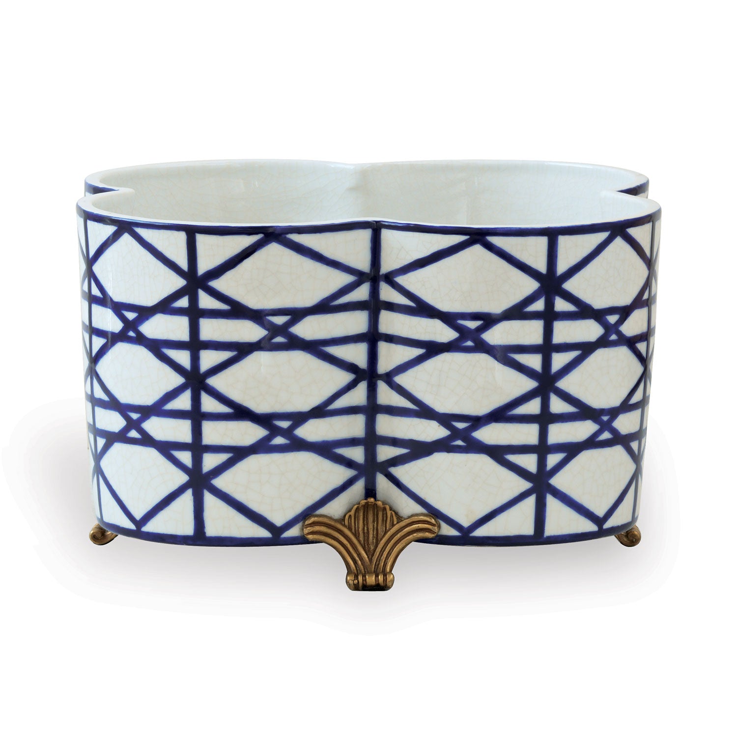 Gazebo Planter in Blue/Gold by Port 68