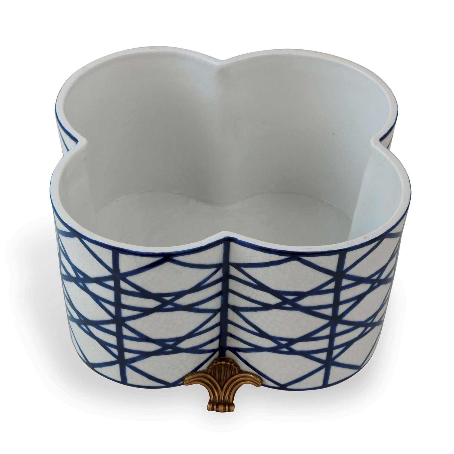 Gazebo Planter in Blue/Gold by Port 68