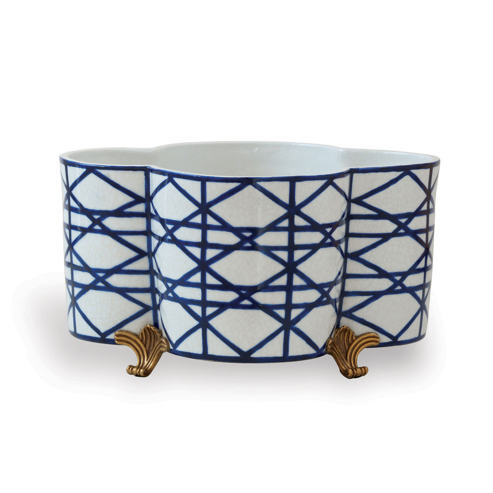Gazebo Planter in Blue/Gold by Port 68