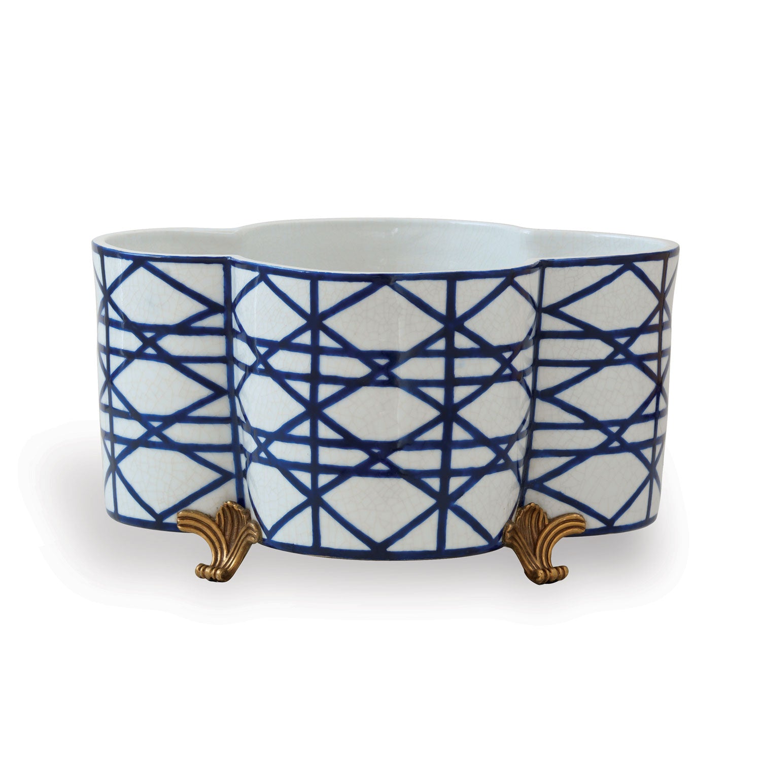 Gazebo Planter in Blue/Gold by Port 68