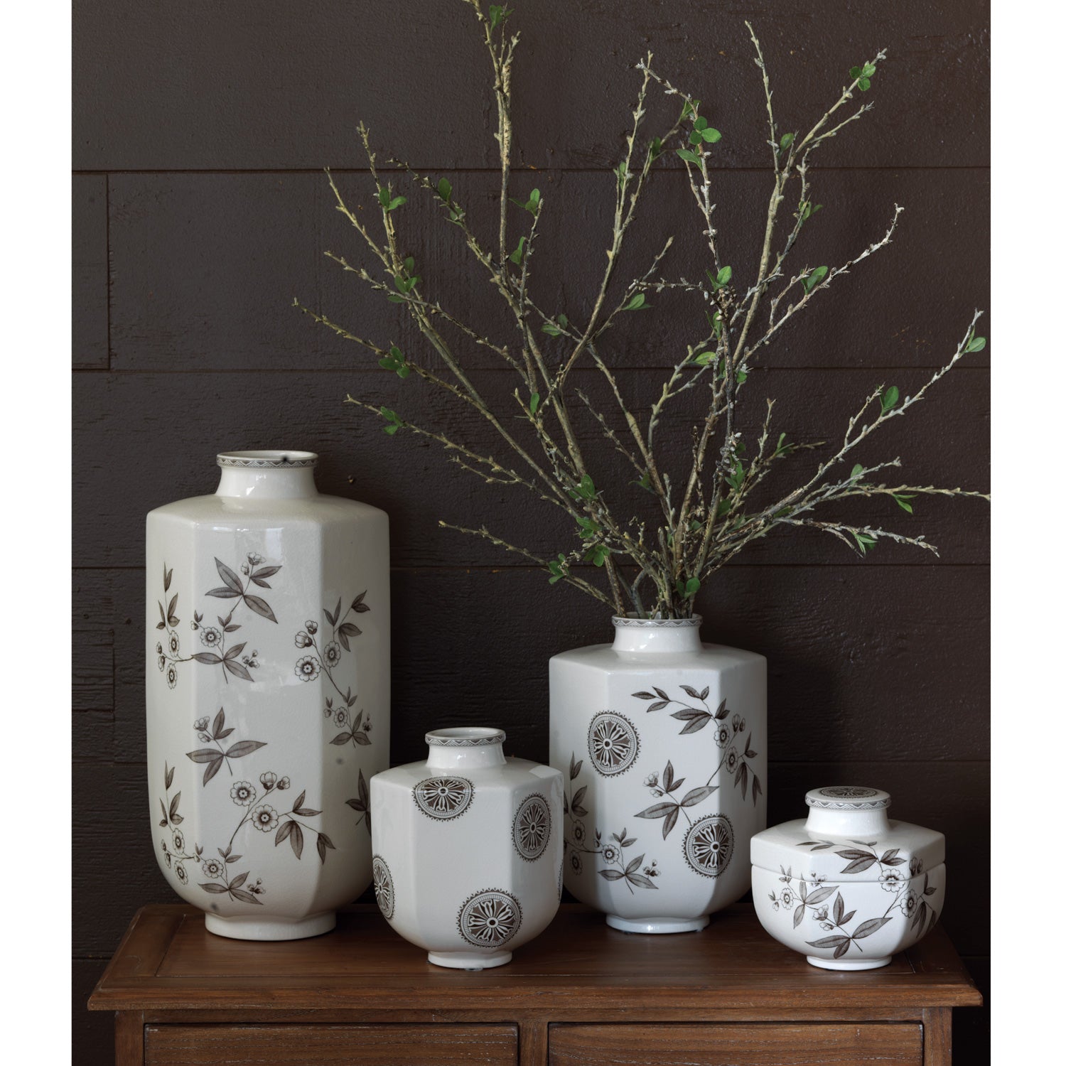 Port 68 Temba Medium Vase, Brown