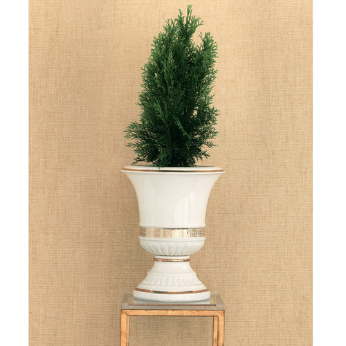 Port 68 Palace Fret Urn in Gold/White