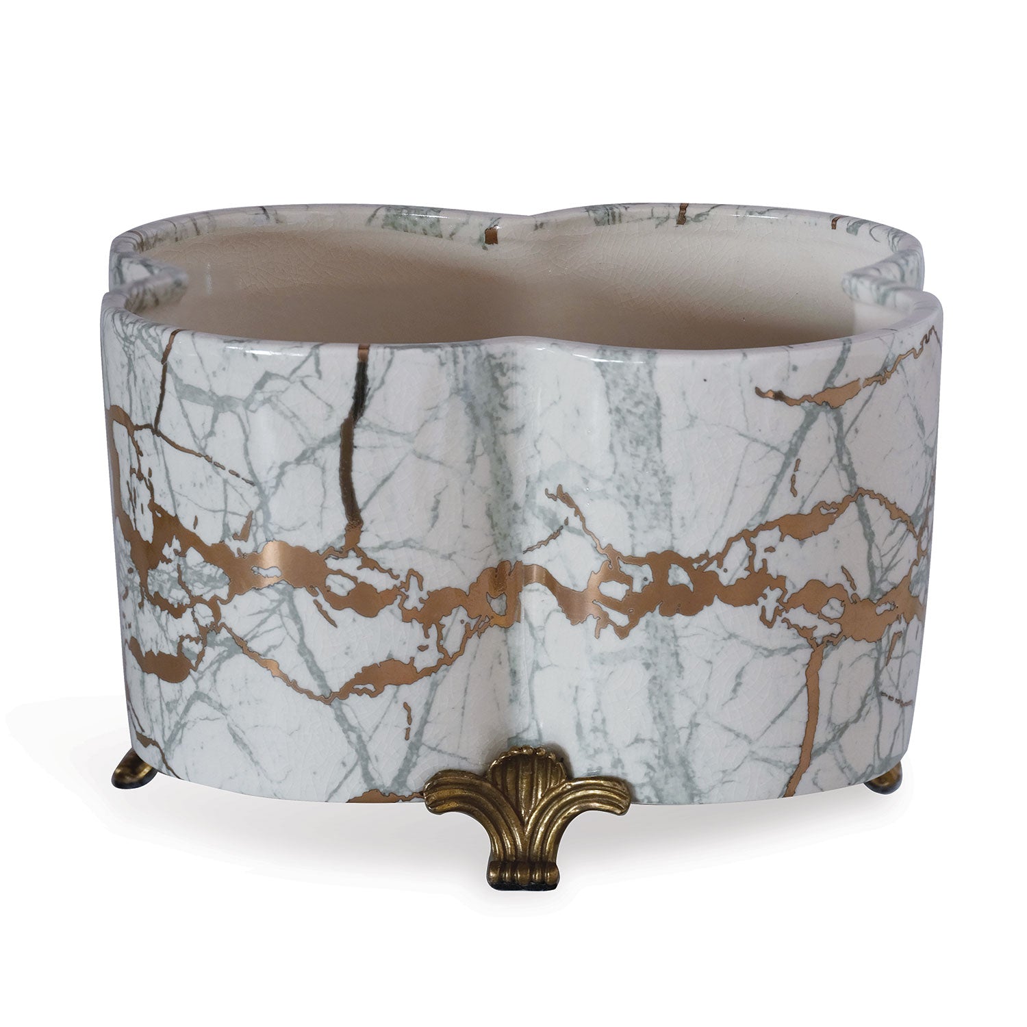 Port 68 Giovanni Quatrefoil Planter