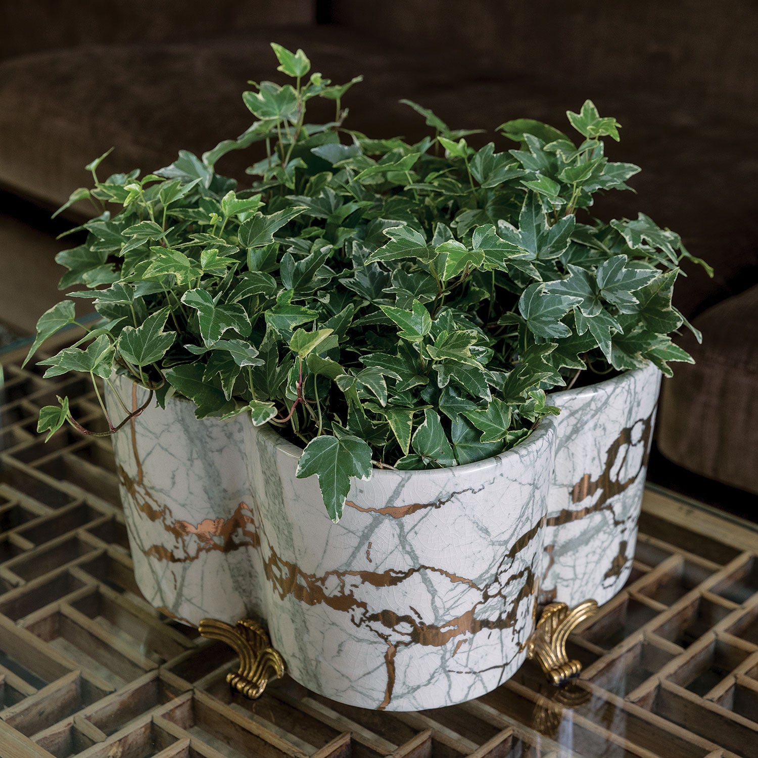 Port 68 Giovanni Quatrefoil Planter