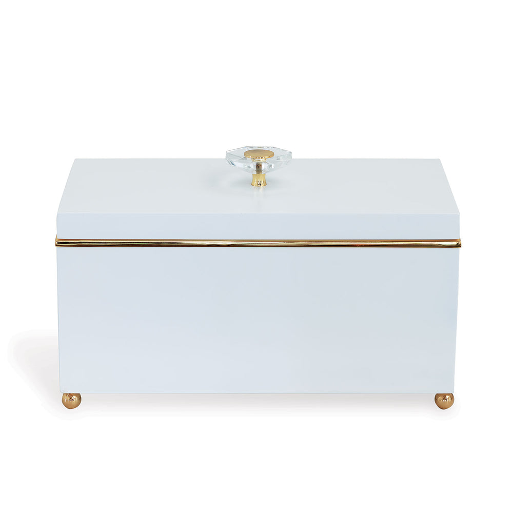 Port 68 15" Naples Box in White/Gold