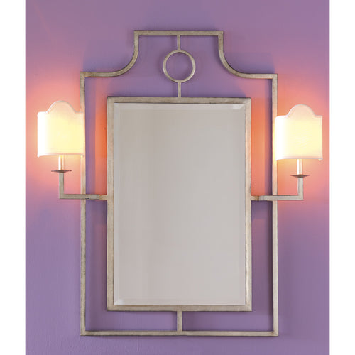 Port 68 Doheny 38"x46" Wall Mirror with Sconces