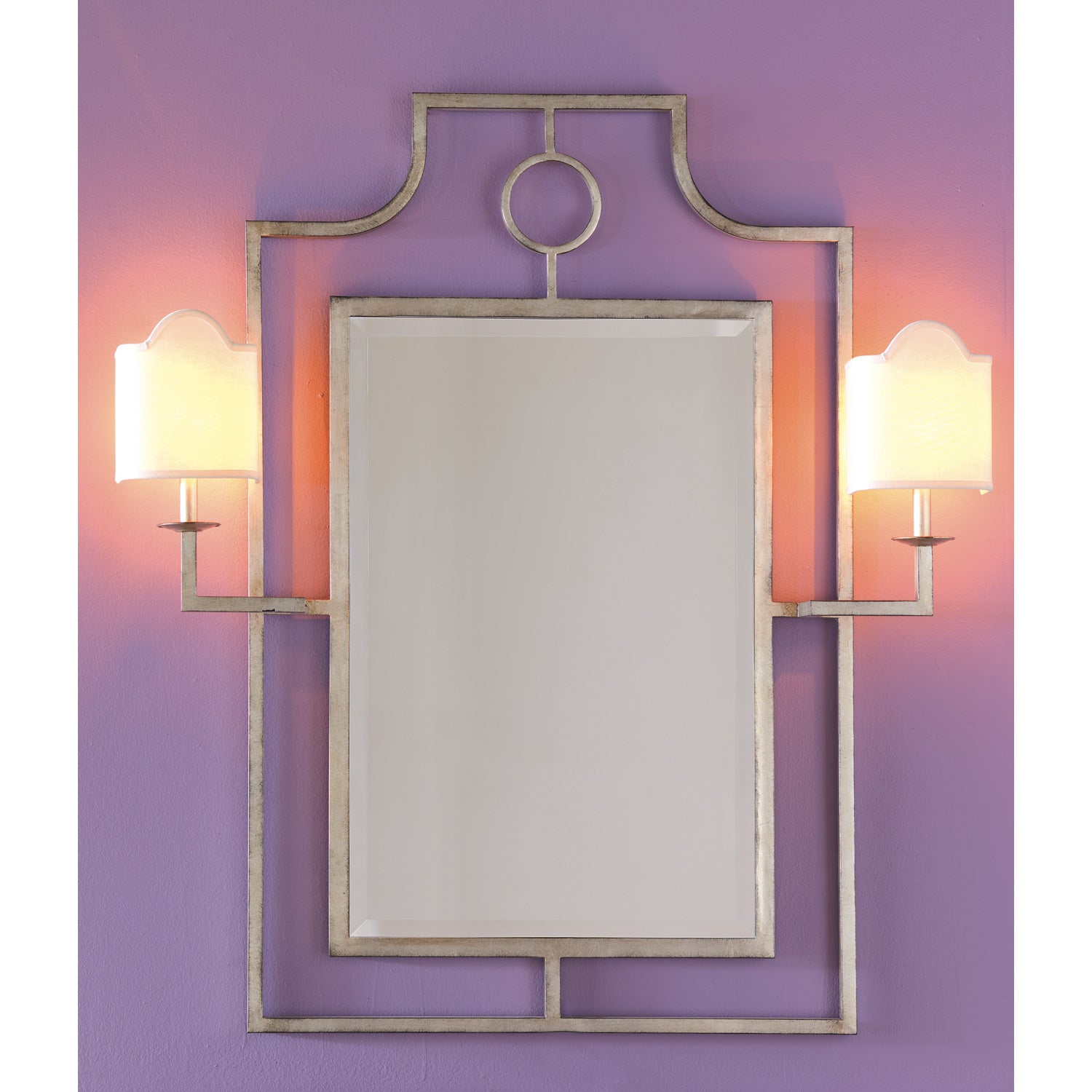 Port 68 Doheny Wall Mirror with Sconces