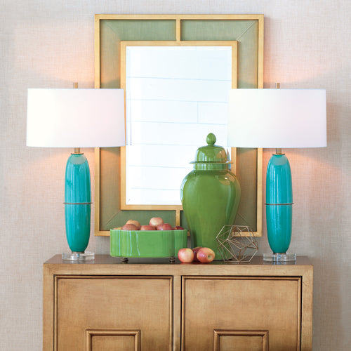 Port 68 Bedford Wall Mirror in Granny Smith Green