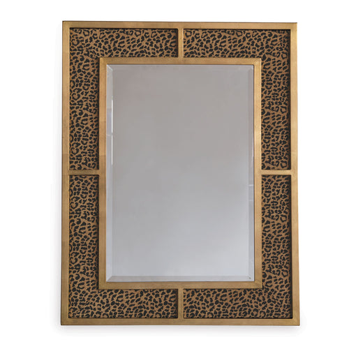 Port 68 Bedford Gold Wild Leopard Mirror