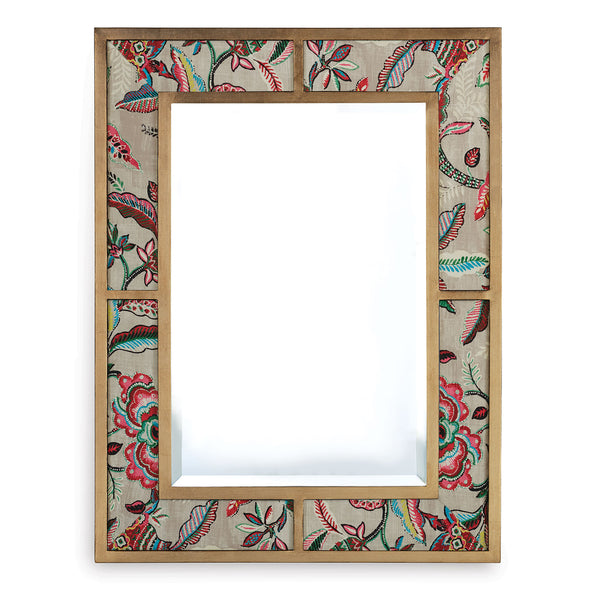 Port 68 Bedford Silver Mirror With Sloane Fabric