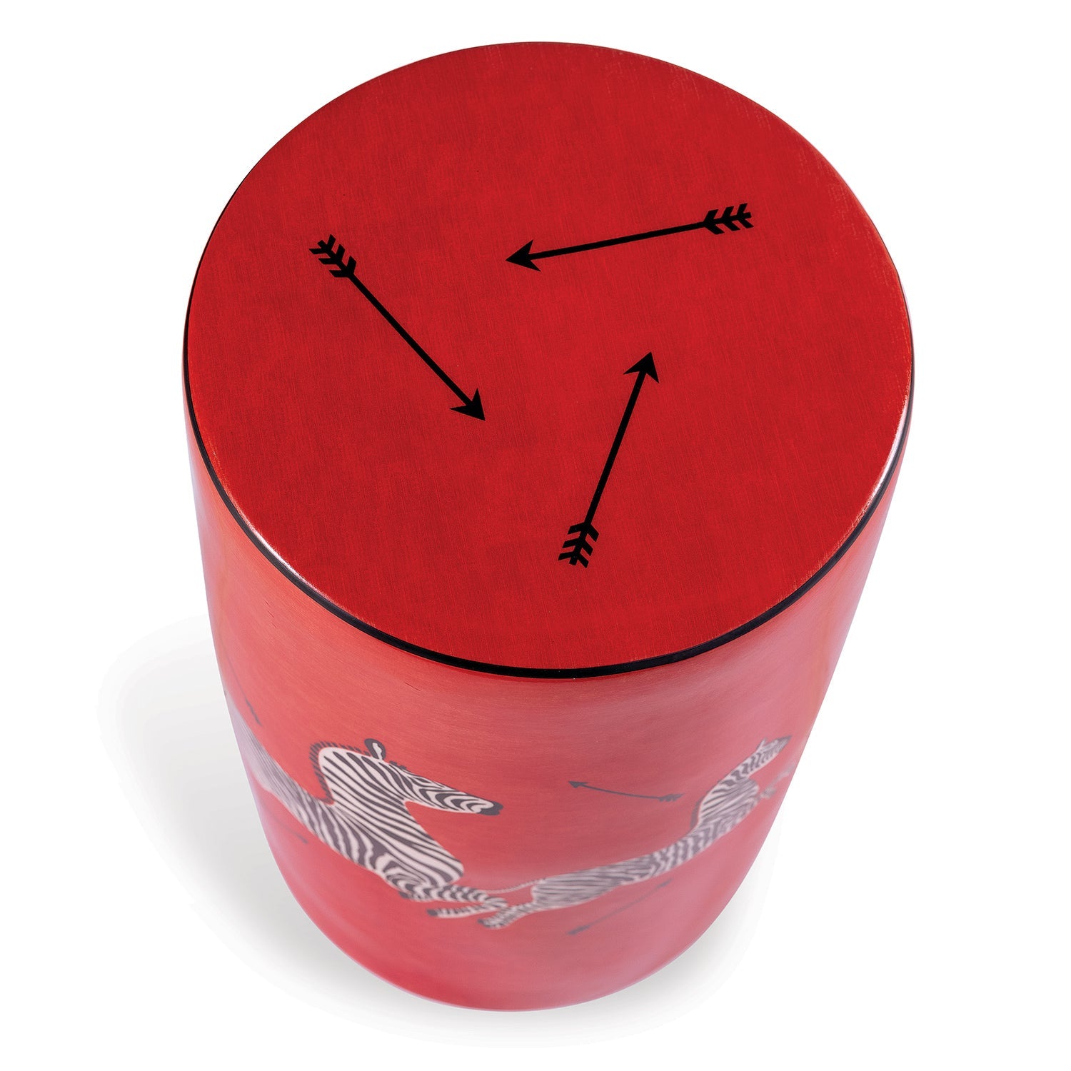 Scalamandre for Port 68 Zebra Garden Stool