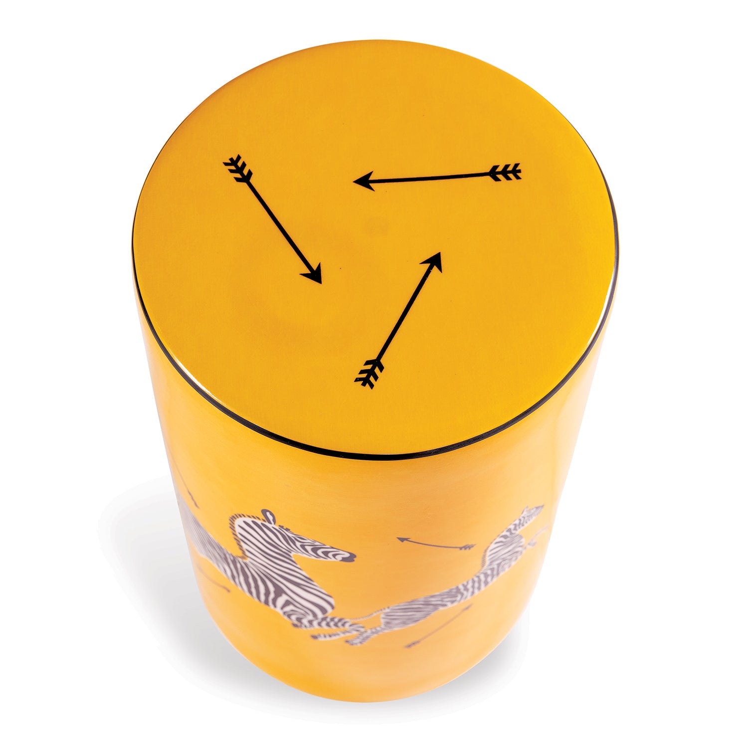 Zebra Blue Garden Seat by Scalamandre Maison for Port 68