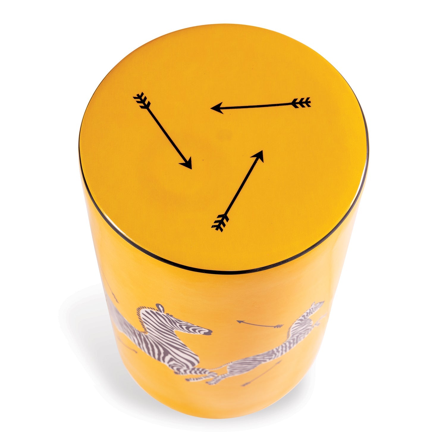 Scalamandre for Port 68 Zebra Garden Stool