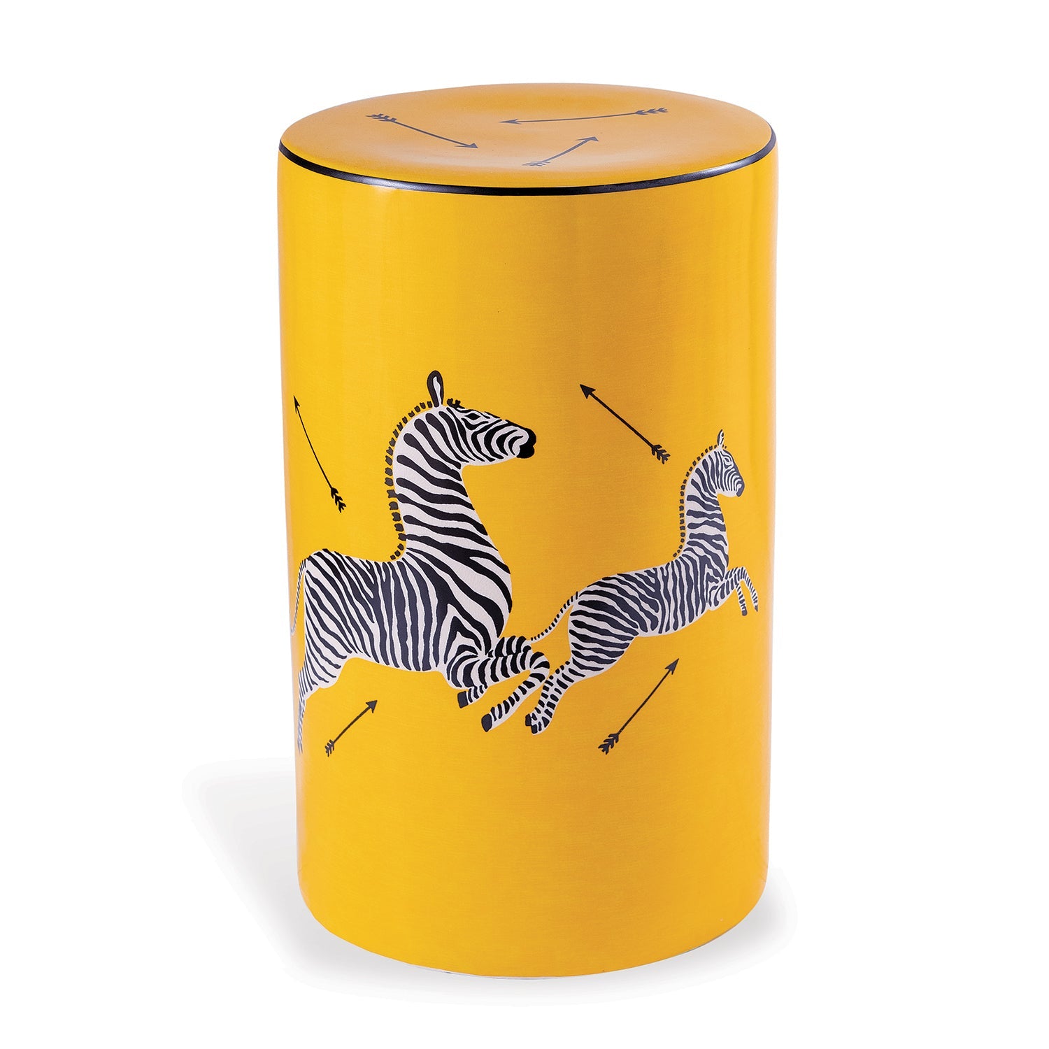 Scalamandre for Port 68 Zebra Garden Stool
