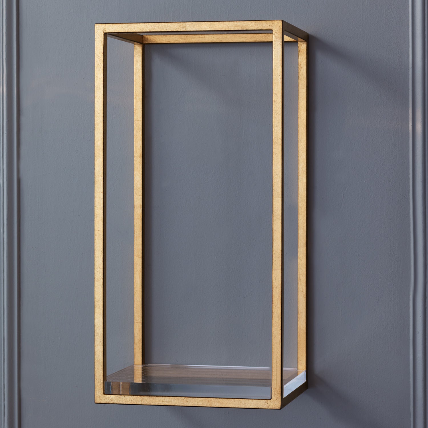 Port 68 Marais Black and Aged Brass Shelf