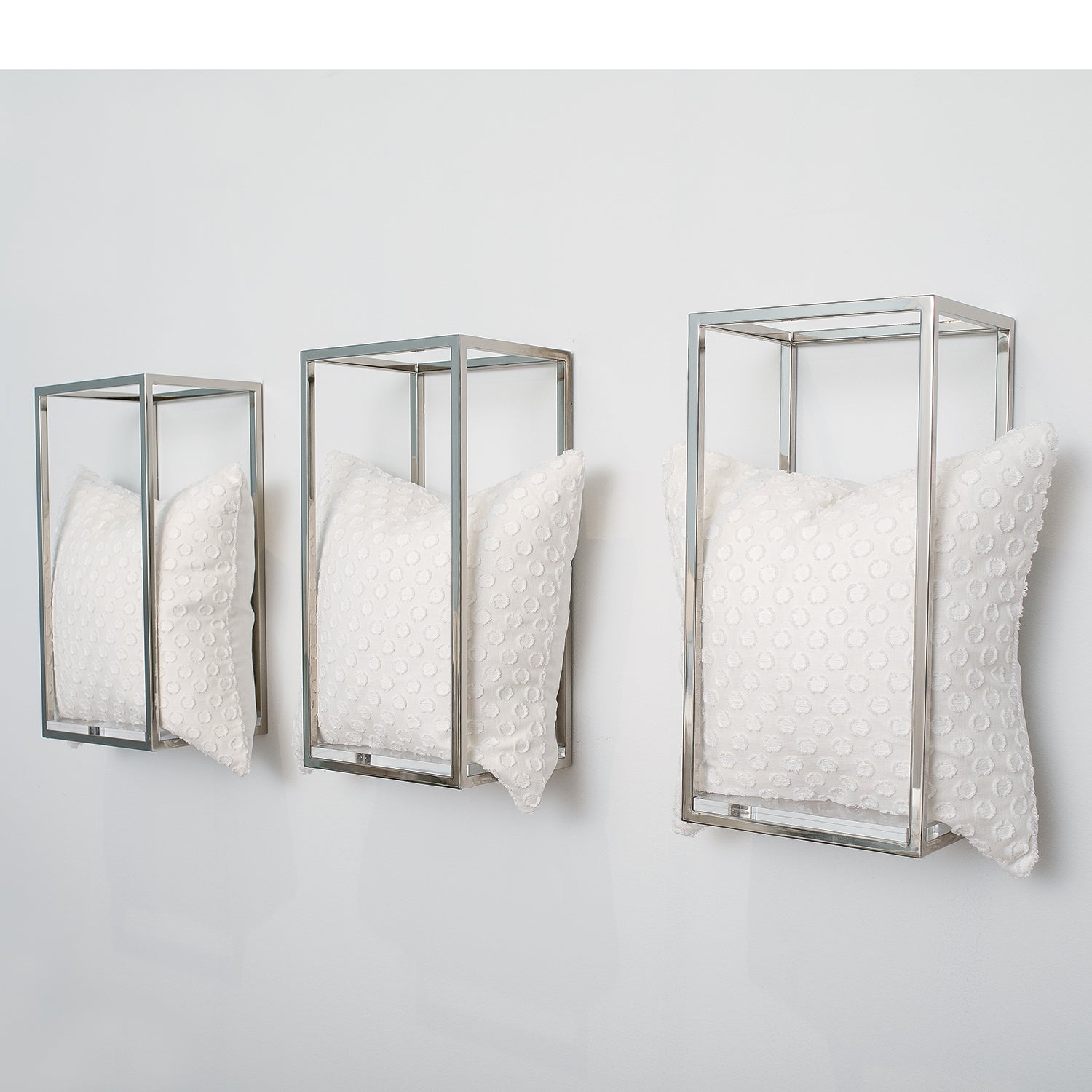 Port 68 Drake Wall Shelf in Nickel