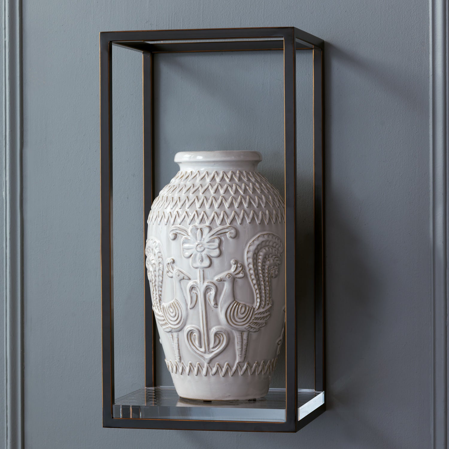 Port 68 Drake Wall Shelf in Bronze