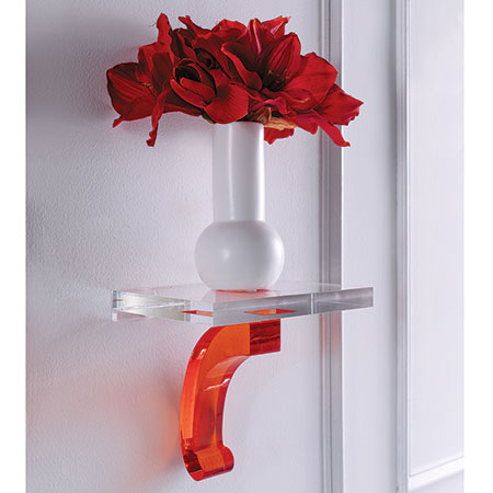 Glencoe Lucite Wall Shelf by Port 68