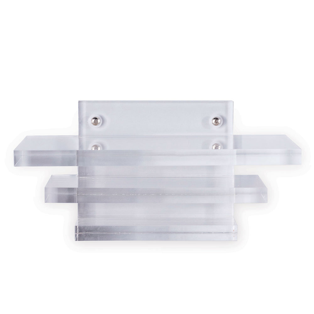 Port 68 Deco Square Clear Lucite Shelf