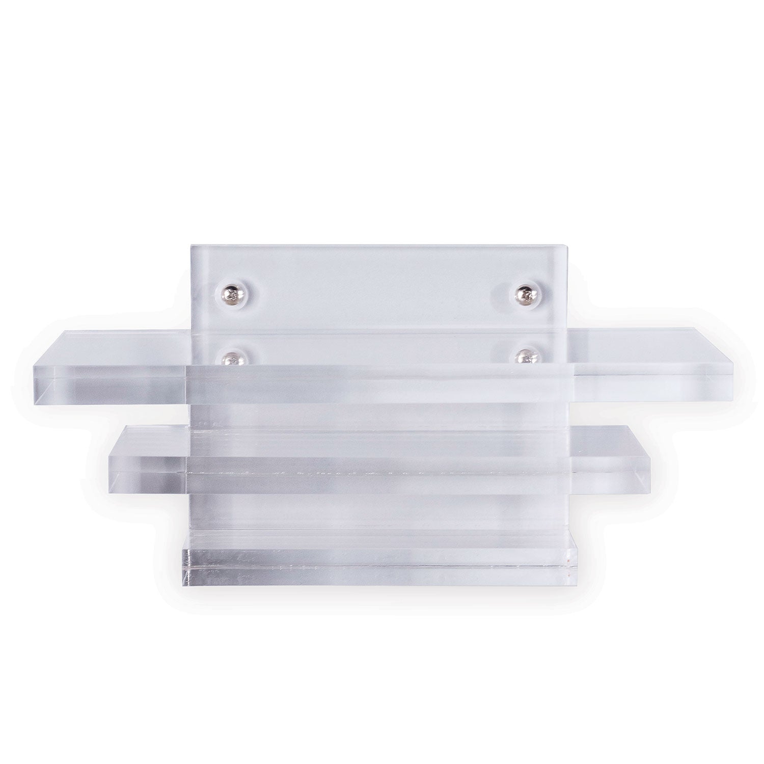 Port 68 Deco Square Clear Lucite Shelf