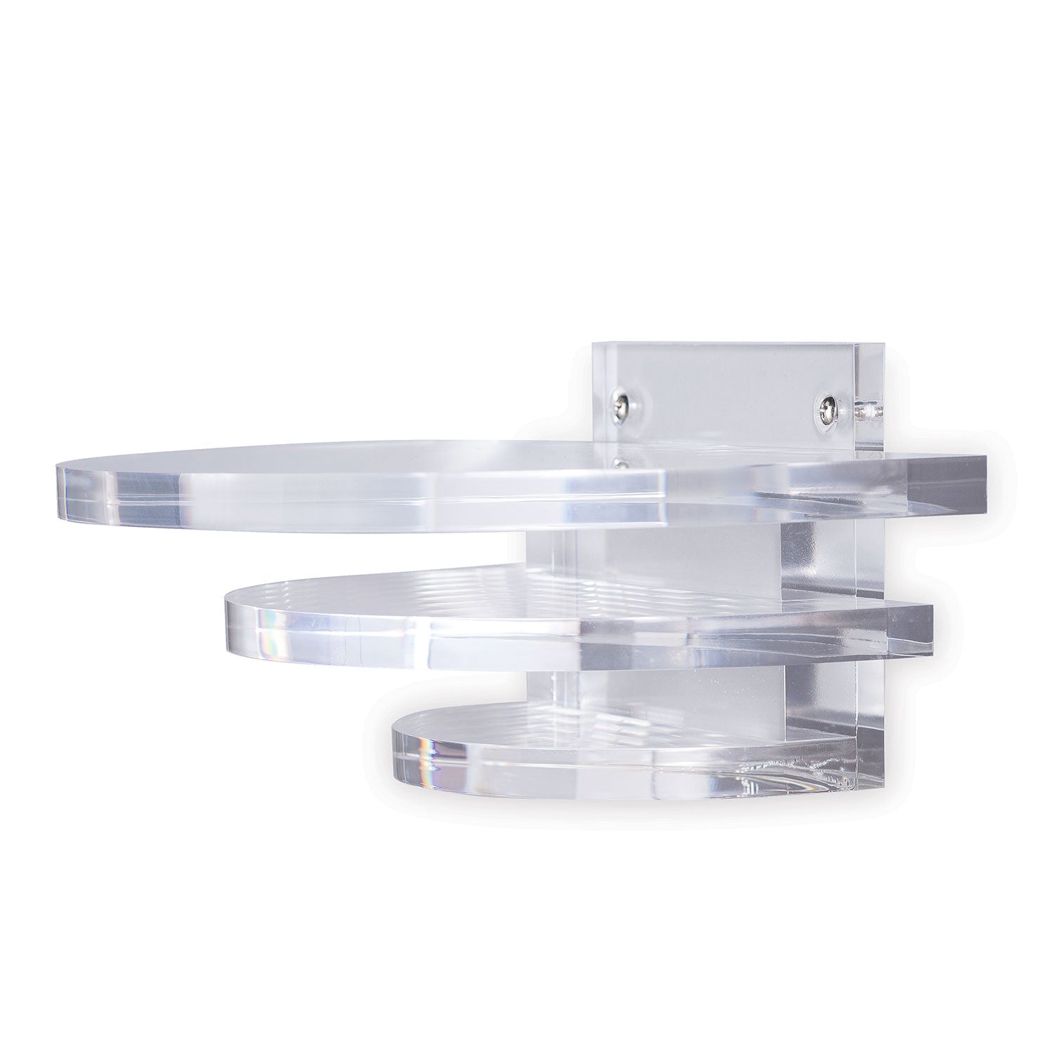 Port 68 Deco Square Clear Lucite Shelf