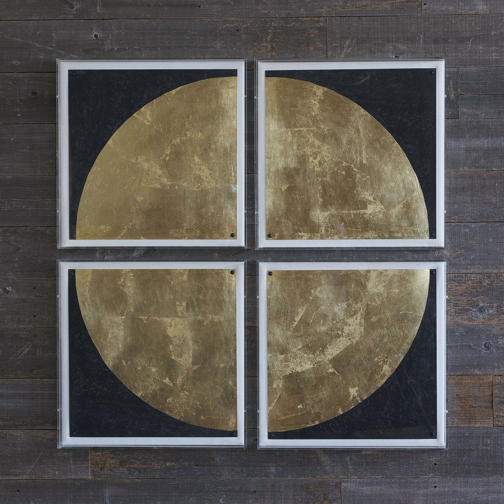 Port 68 "Gold Moon," Artwork Set of 4