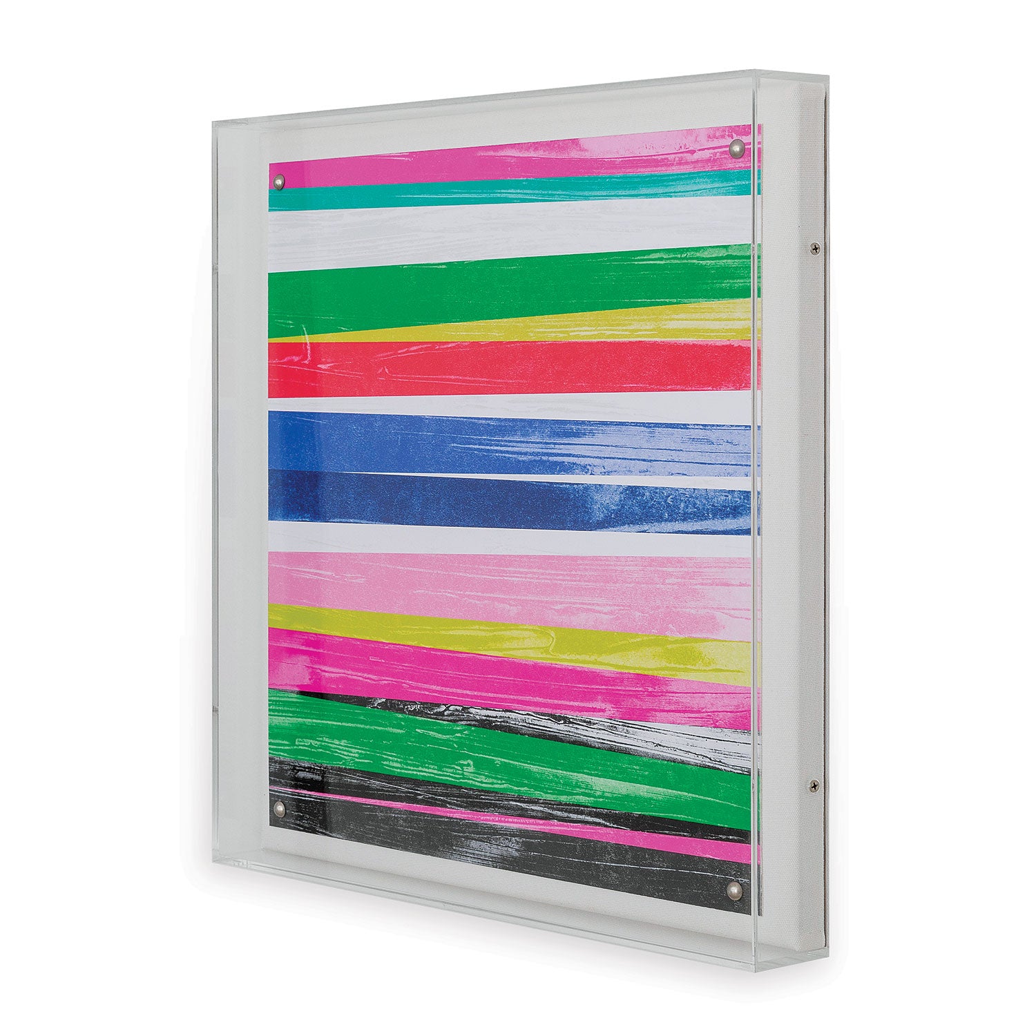 Port 68 Horizontal and Vertical Bands Framed Art