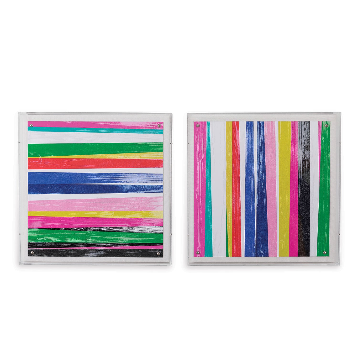 Port 68 Horizontal Bands Colorful Art