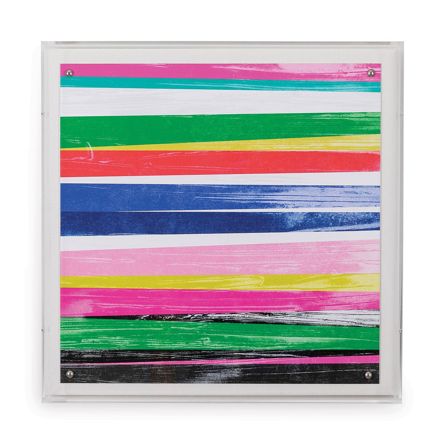 Port 68 Horizontal Bands Colorful Art