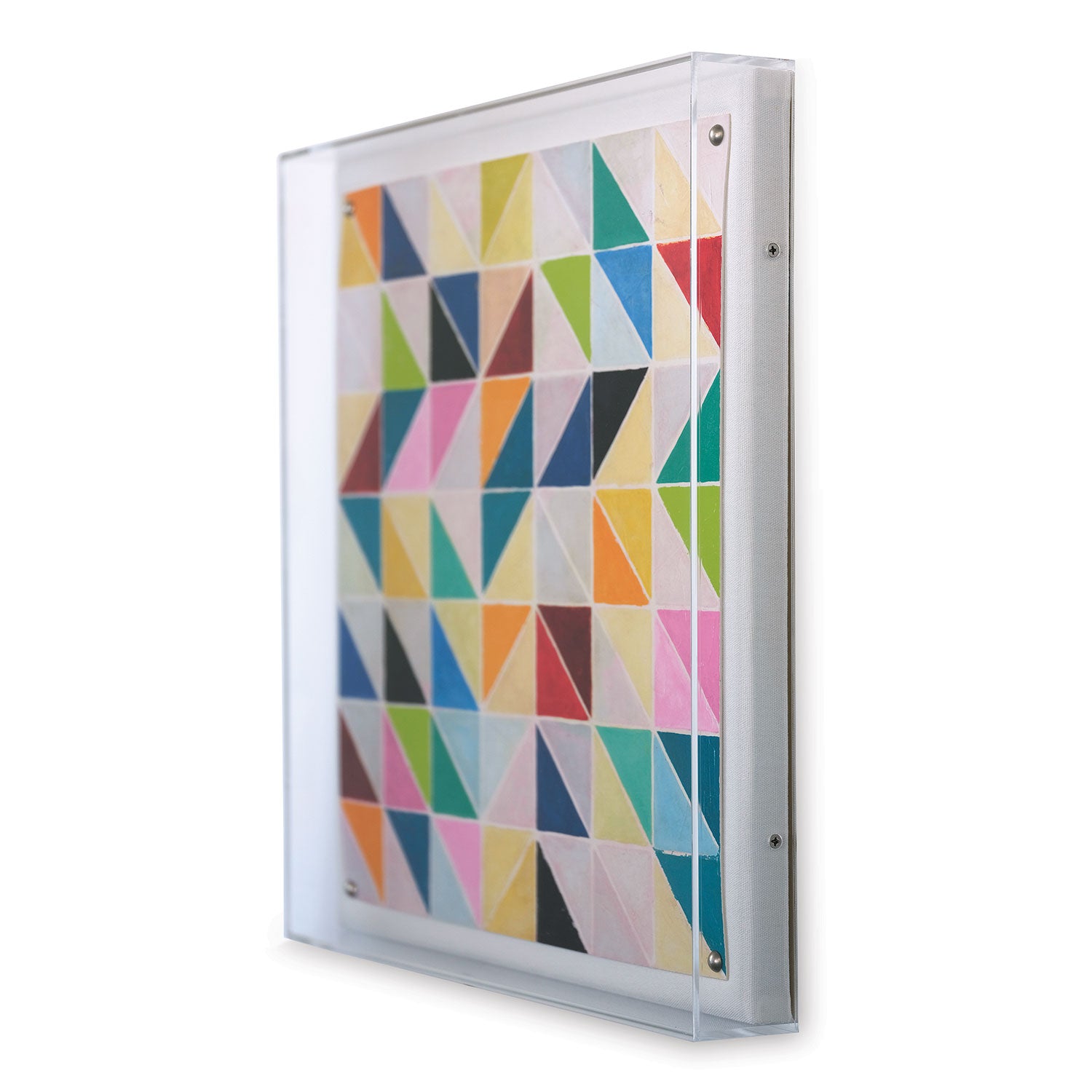 Multifaceted Triangles Art by Port 68