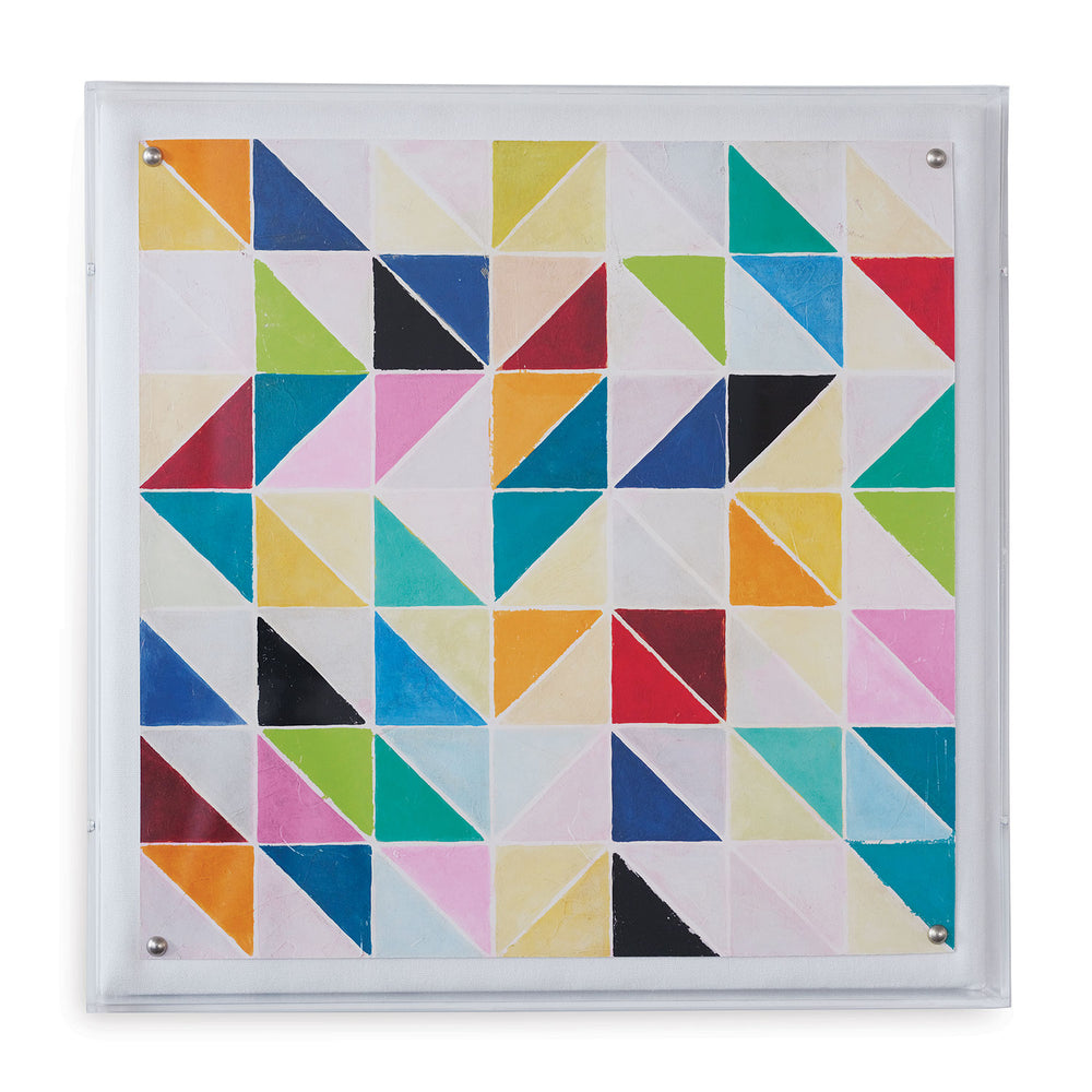 Multifaceted Triangles Art by Port 68