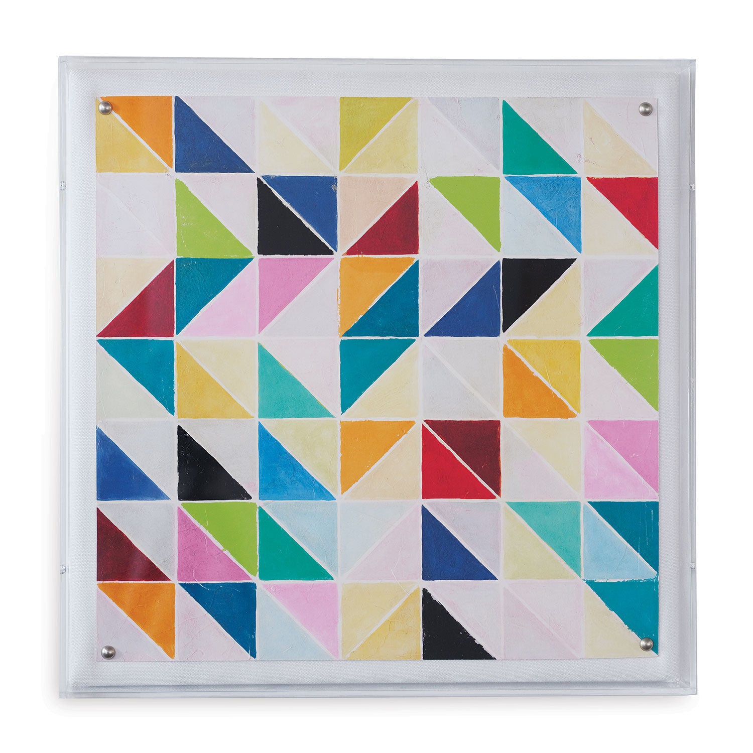 Multifaceted Triangles Art by Port 68