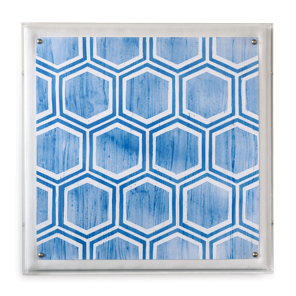 Blue Driftwood Art by Port 68