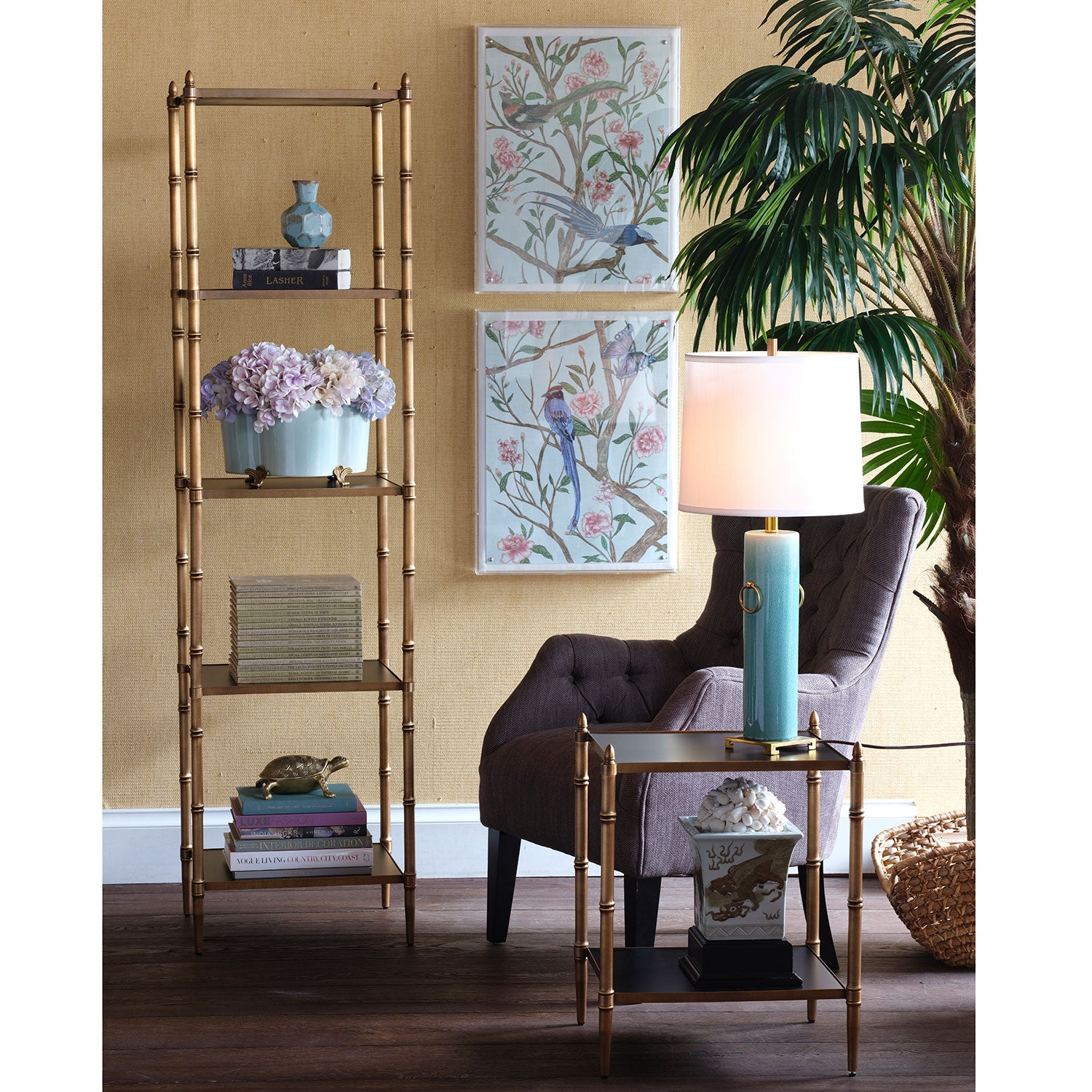 Port 68 Celadon Chinoiserie II Wall Art
