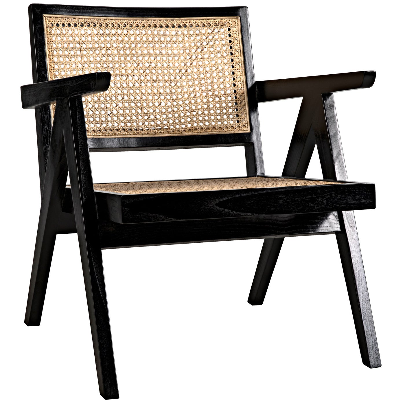 Noir James Relax Chair, Charcoal Black