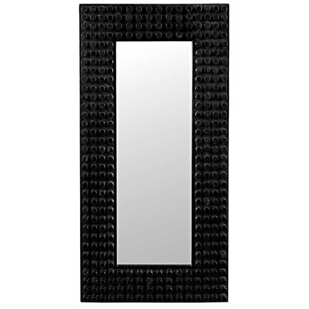 Noir Faustus Mirror, Charcoal Black