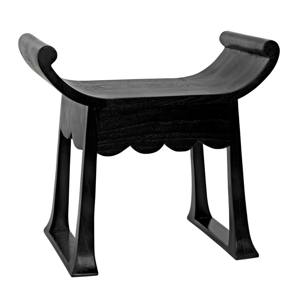 Noir Wey Side Table, Charcoal Black
