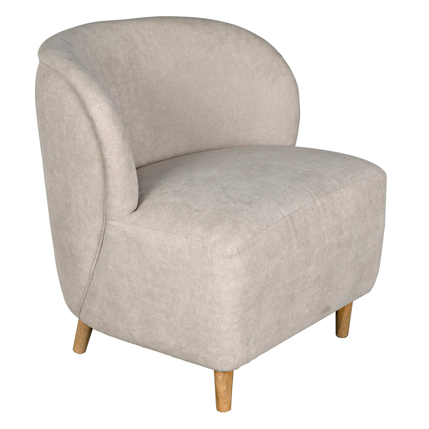 Noir Laffont Chair With Wheat Fabric