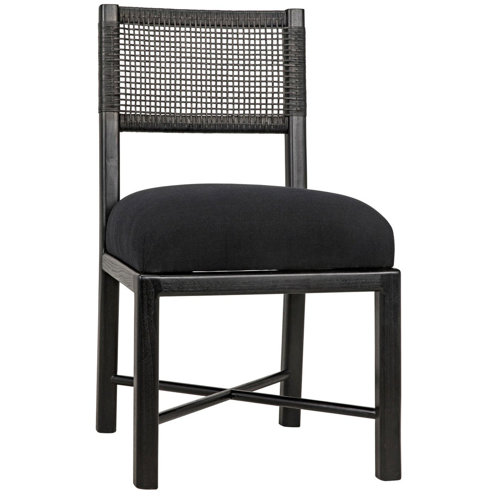 Noir Lobos Chair, Charcoal Black