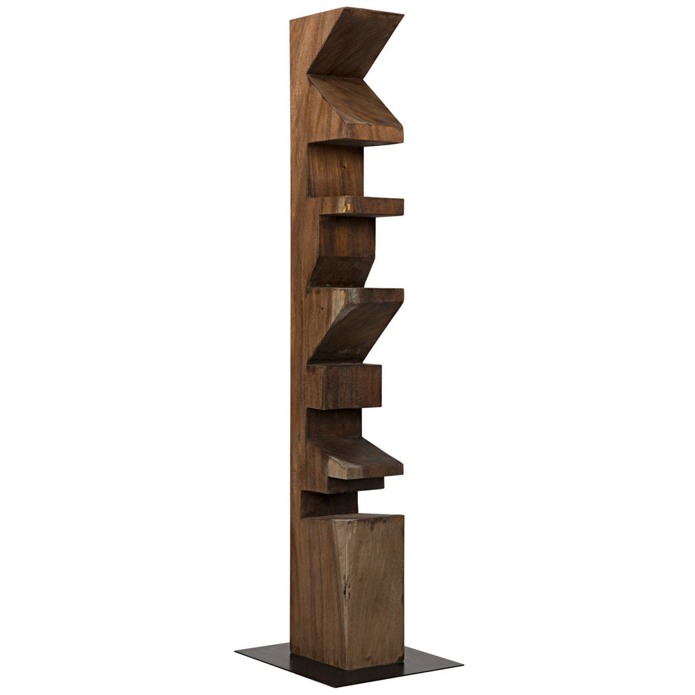 Noir Totem Statue, Teak