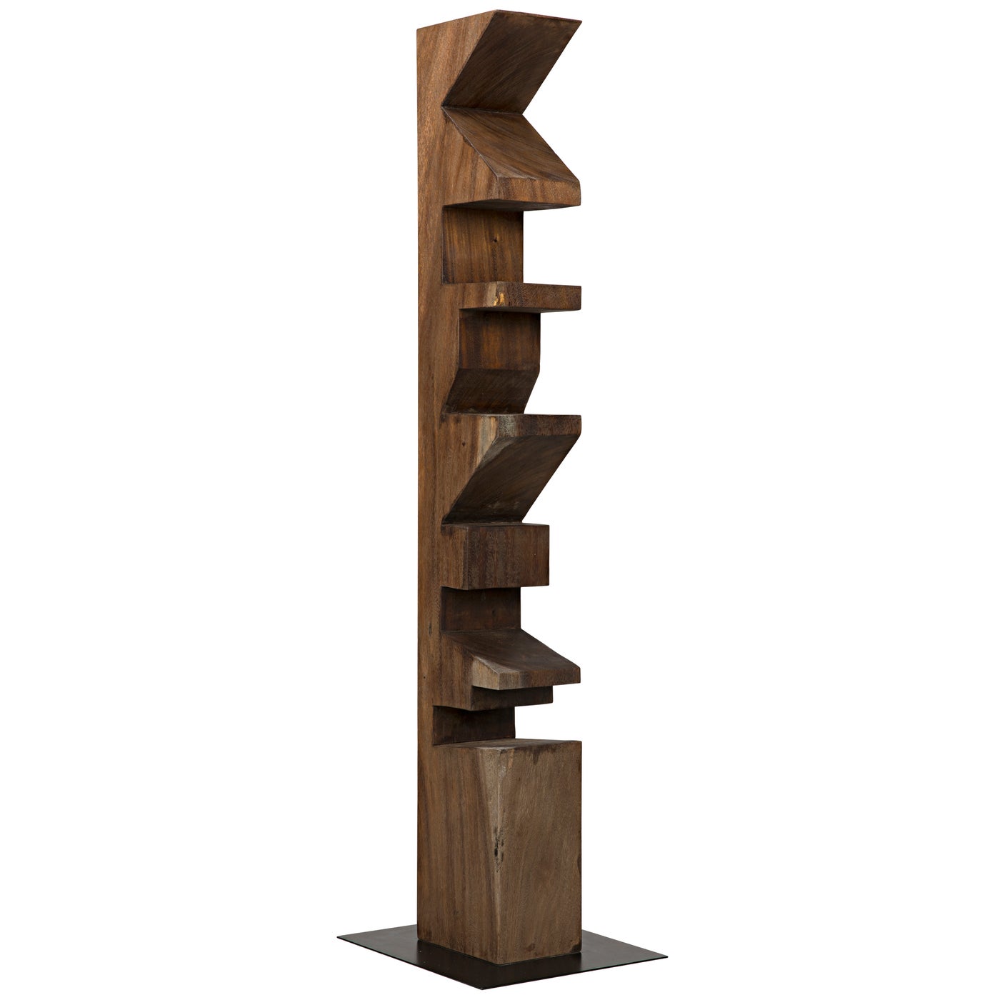 Noir Totem Statue, Teak