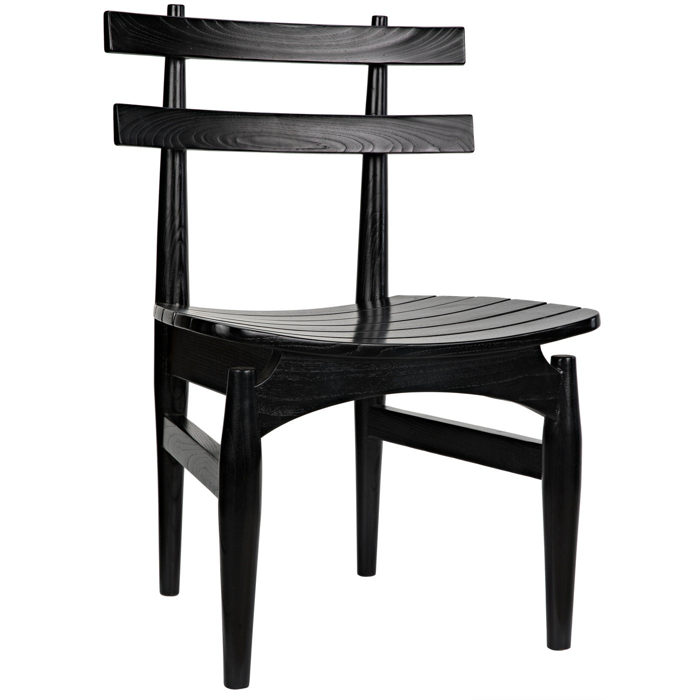 Noir Azumi Chair, Charcoal Black