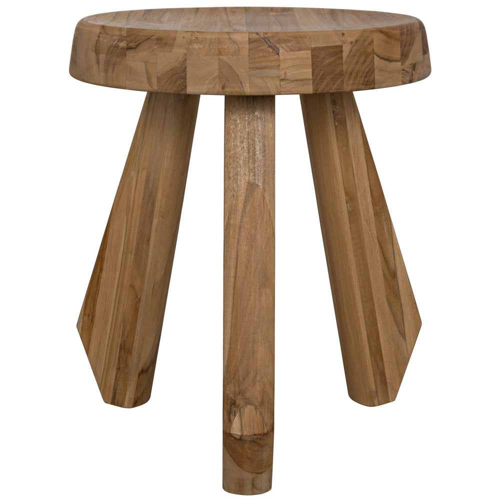 Noir Priam Teak Stool