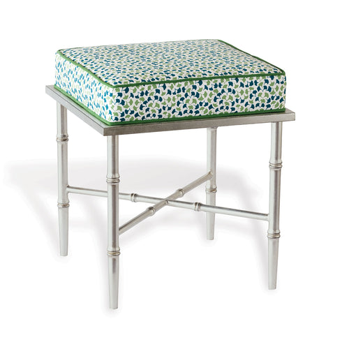 Port 68 Doheny Bench with Madcap Cottage Howards End Fabric